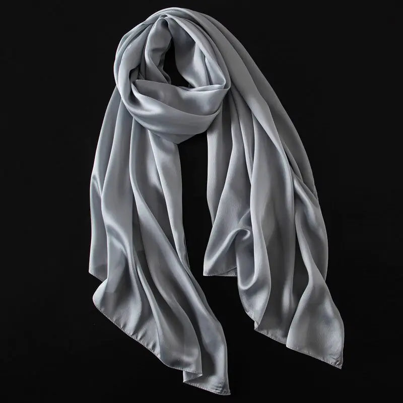 Solid Colors Silk Scarf