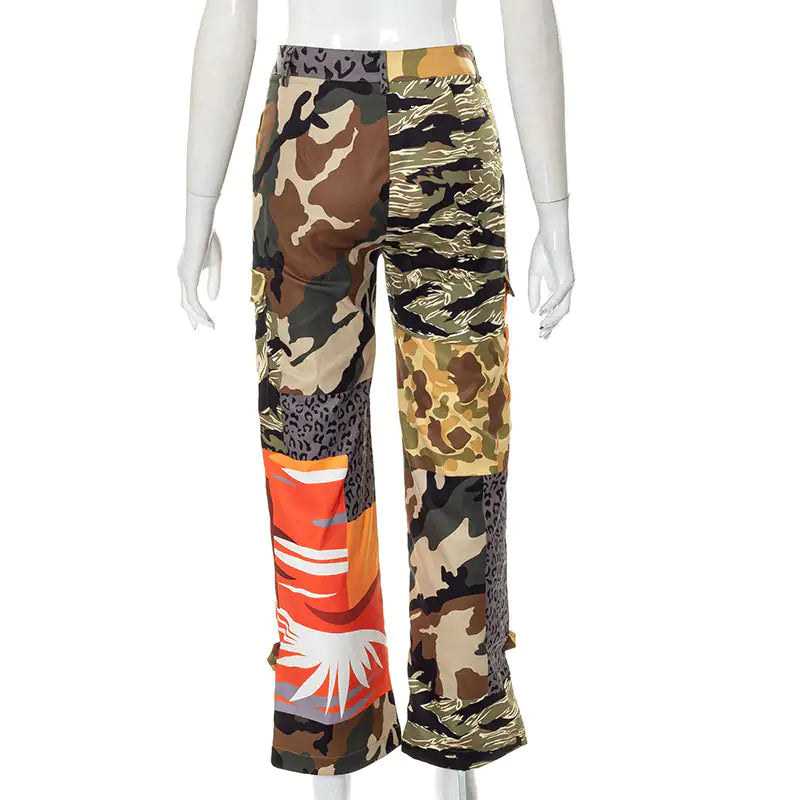 Leading You On Camo Cargo Pants