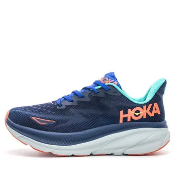 Hoka One One Sport Running Shoes Bondi 8 Breathable Road Runs Shoes Men Sport Shoes Lifestyle Outdoor Sneaker Women