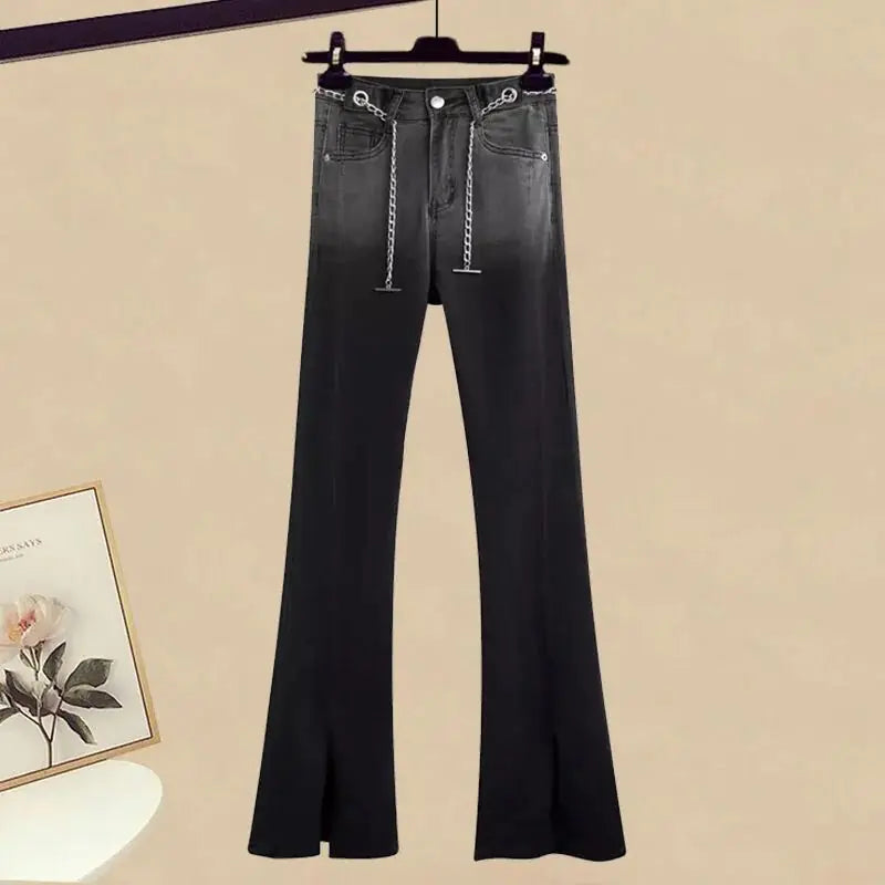 Women's Sexy Off-Shoulder Denim Pants