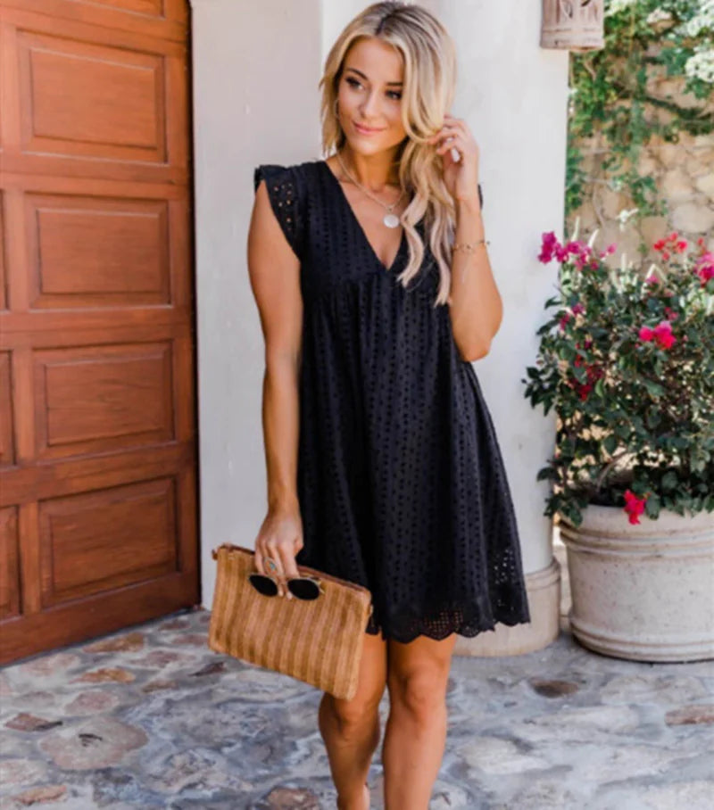 Lace Dresses With Pocket