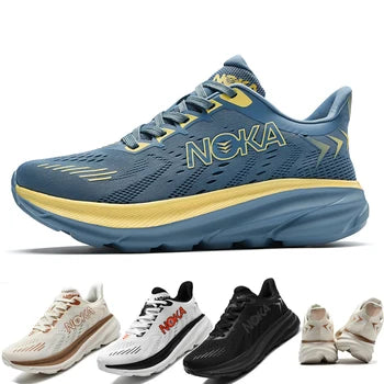 Hoka One One Sport Running Shoes Bondi 8 Breathable Road Runs Shoes Men Sport Shoes Lifestyle Outdoor Sneaker Women