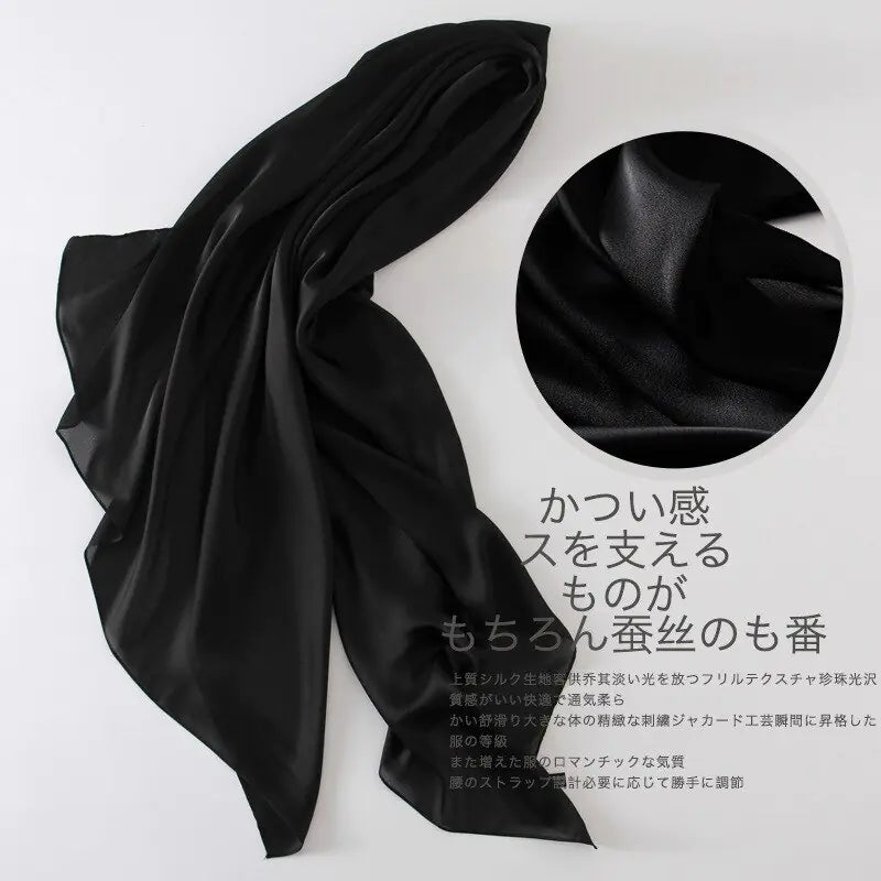 Solid Colors Silk Scarf