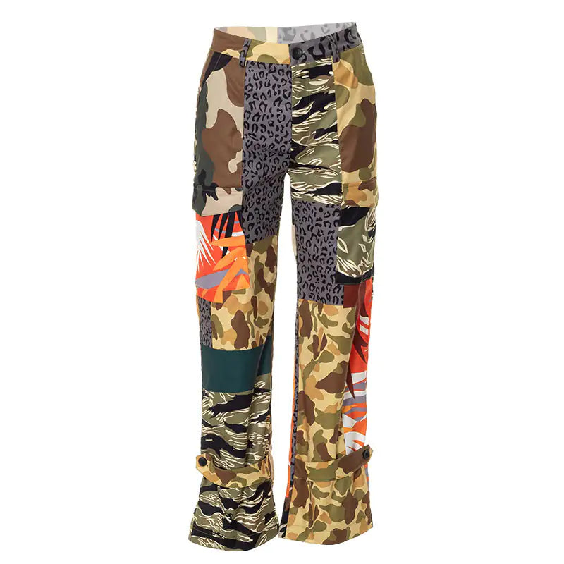 Leading You On Camo Cargo Pants