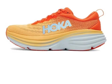 Hoka One One Sport Running Shoes Bondi 8 Breathable Road Runs Shoes Men Sport Shoes Lifestyle Outdoor Sneaker Women