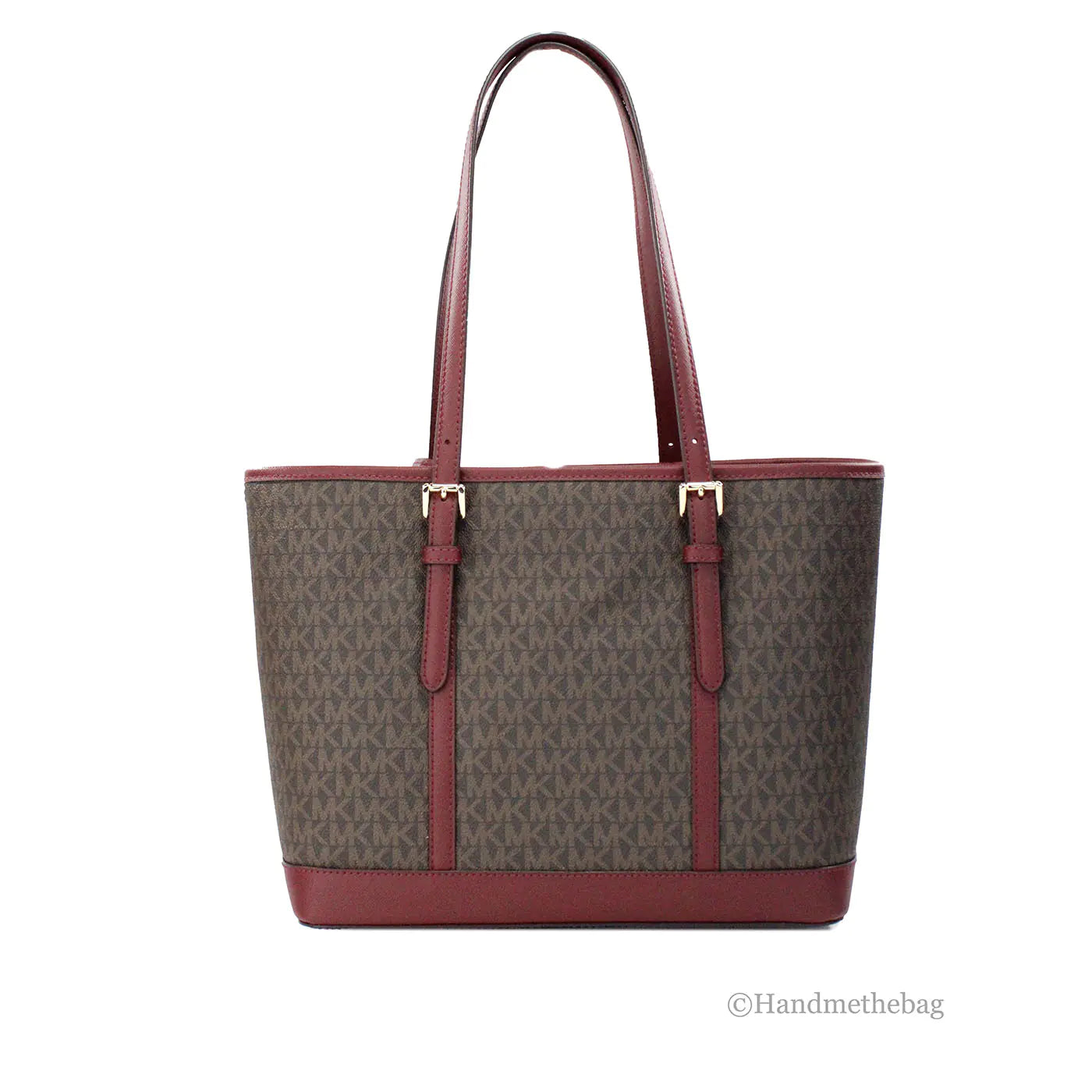 Michael Kors Jet Set Dark Cherry Shoulder Tote