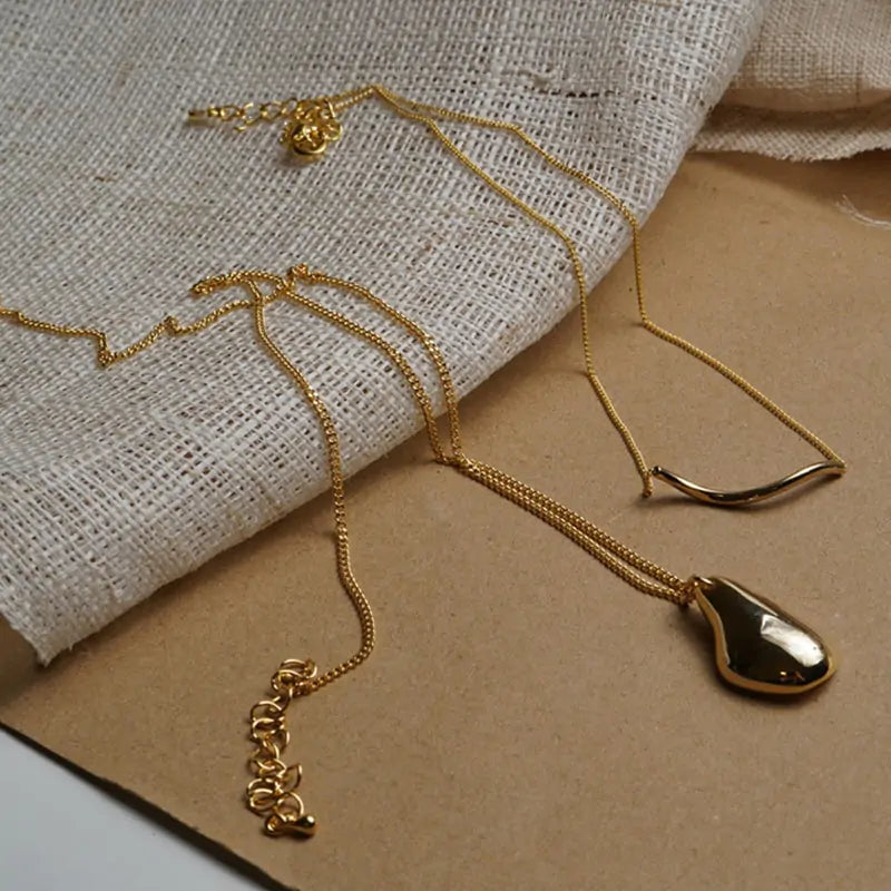 Waterdrop Irregular Necklaces Set