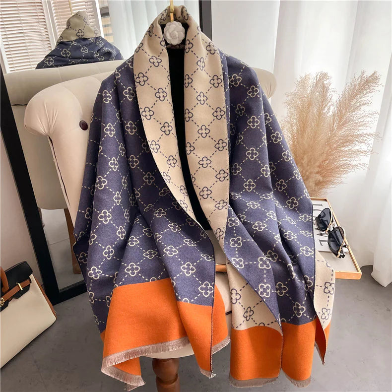 Luxury Women's Cashmere Shawl - Winter Pashmina Scarf