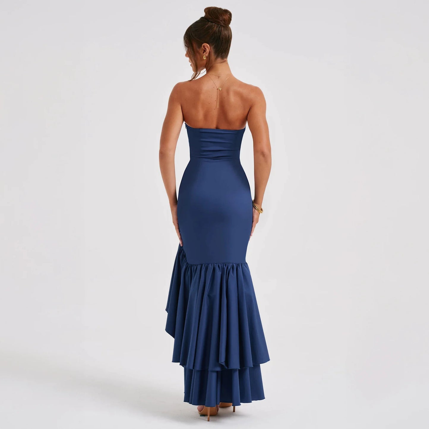 Female Off-the-shoulder Tube Top Irregular Temperament Dress